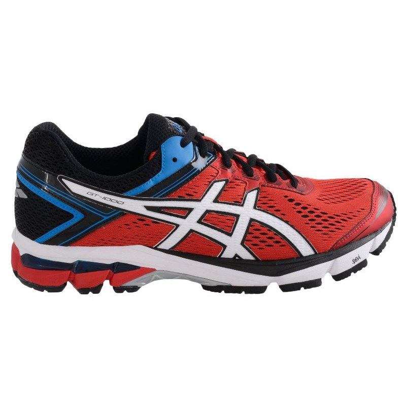 ASICS GT 1000 4 Fiery Red White Black