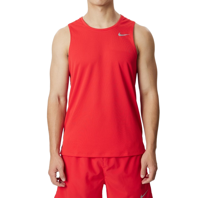 Nike Dri-FIT Miler Tank Red